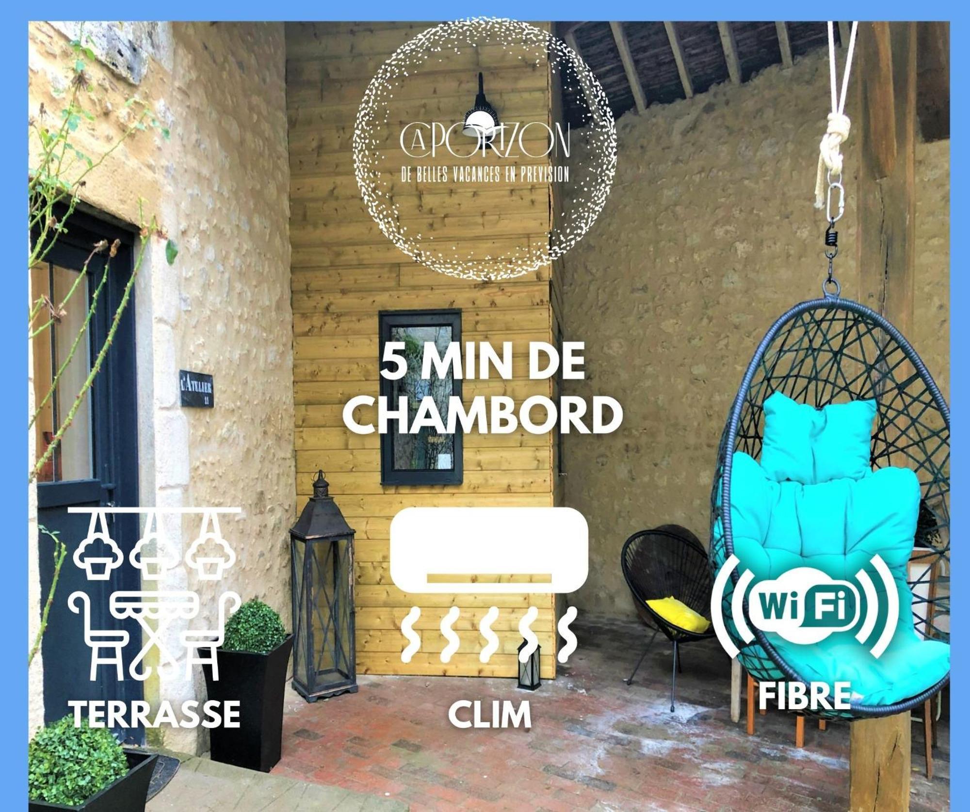 Caporizon-L'Atelier-Aux Portes Du Chateau De Chambord Saint-Claude-de-Diray 外观 照片